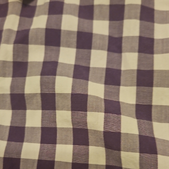 J. Crew Purple Checkered Men's Shirt - Picture 4 of 7